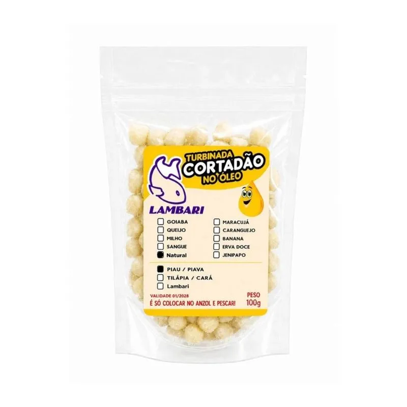 Massa Piau / Piava No Óleo Natural Para Pesca 100g - Lambari
