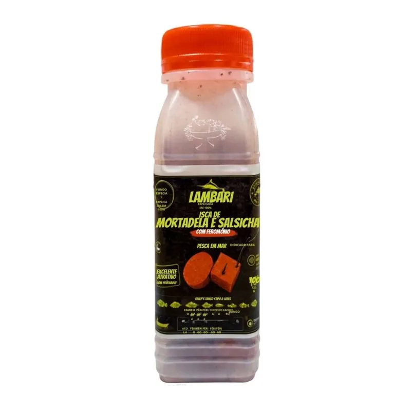 Kit 2 Isca Pesca Mortadela E Salsicha Com Feromônio 100g