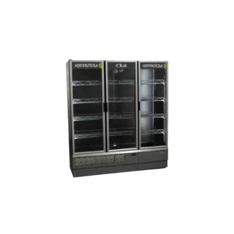 Expositor Vertical 03 Portas 1 70m Hortifruticola Polar Evpv 170 220v