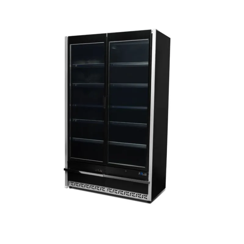 Expositor Vertical Refrigerado Master Polar 1 30m 2 Portas Extra Frio Evmef 130 220v