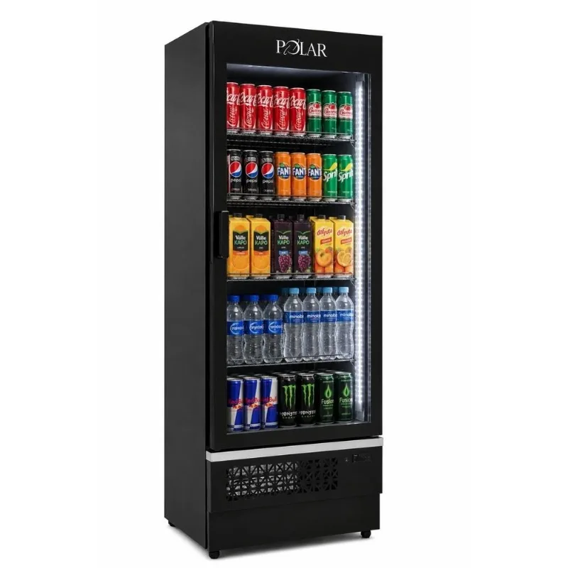 Expositor Refrigerado Visa Cooler Polar 405l All Black Infinite Visa 405 220v