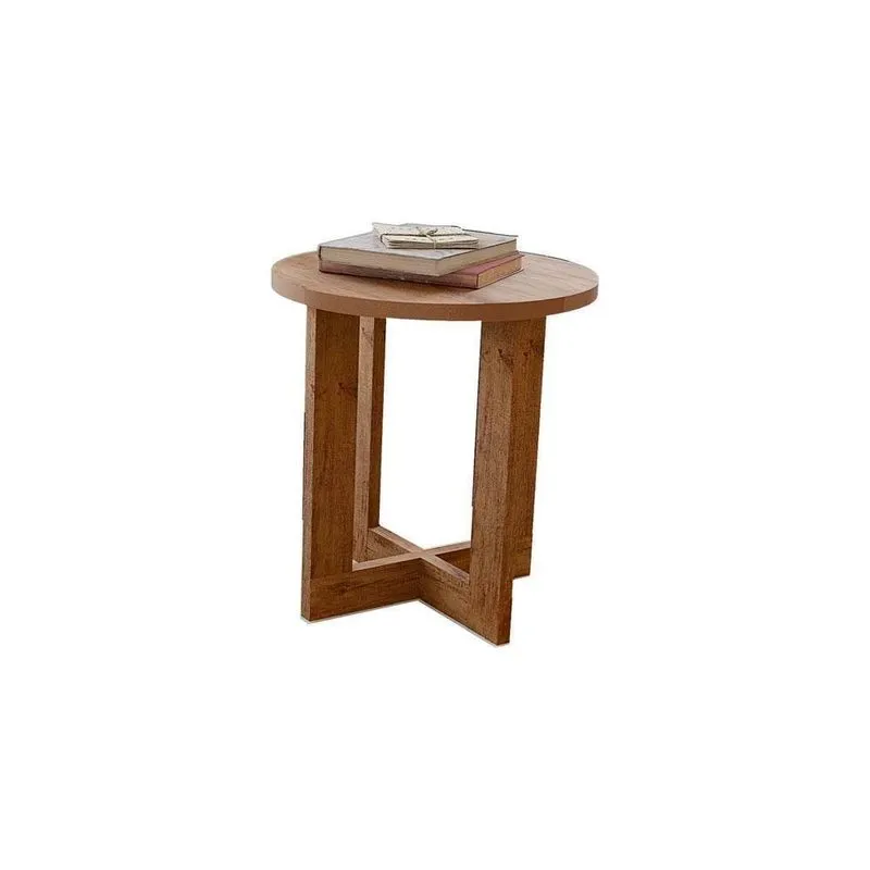 Mesa Lateral Luxo 8002 Caramelo Madeirado