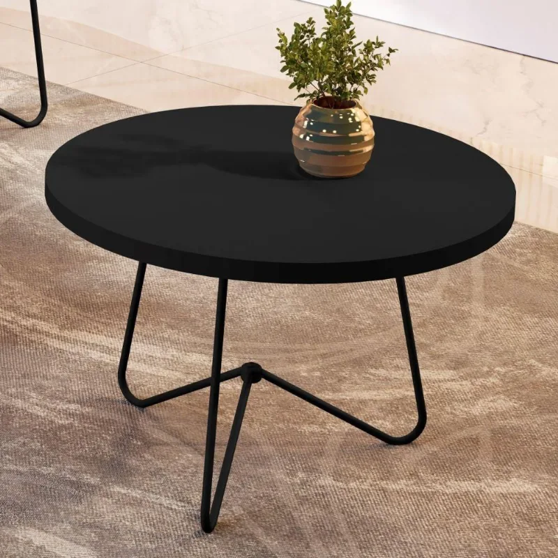 Mesa De Centro Bari Preto