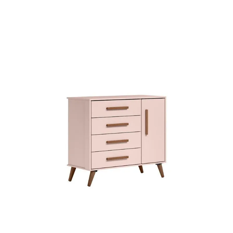 Gaveteiro Retro Lugo Rosa