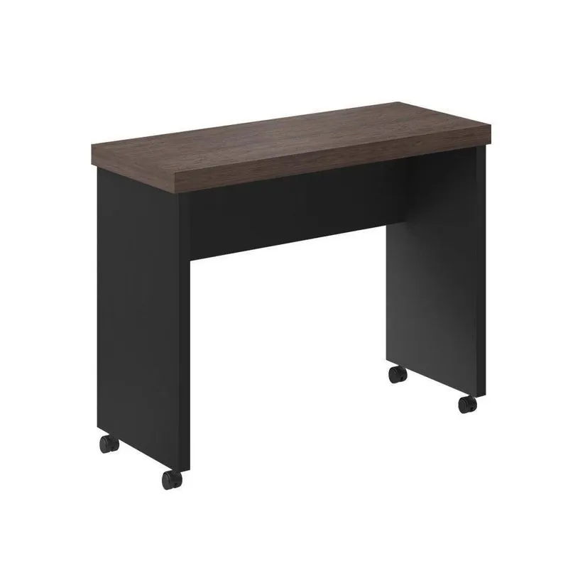 Mesa De Com Rodizios Towel Freijo Preto