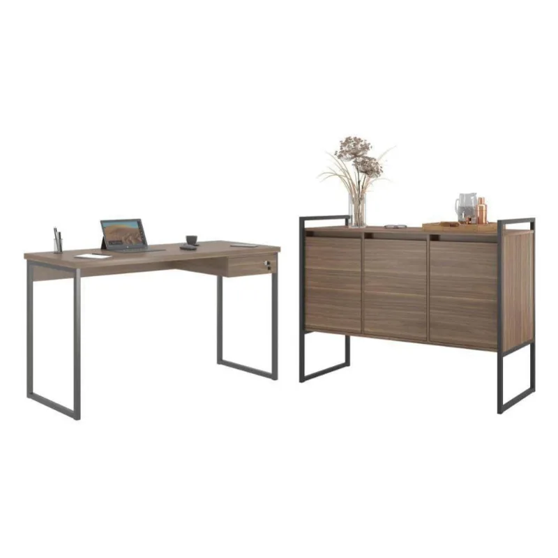 Conjunto Mesa E Buffet Garruer Affara