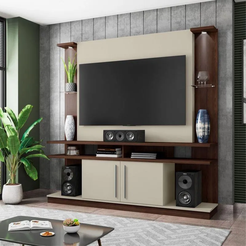 Home Para Sala Munique Nogal Off White