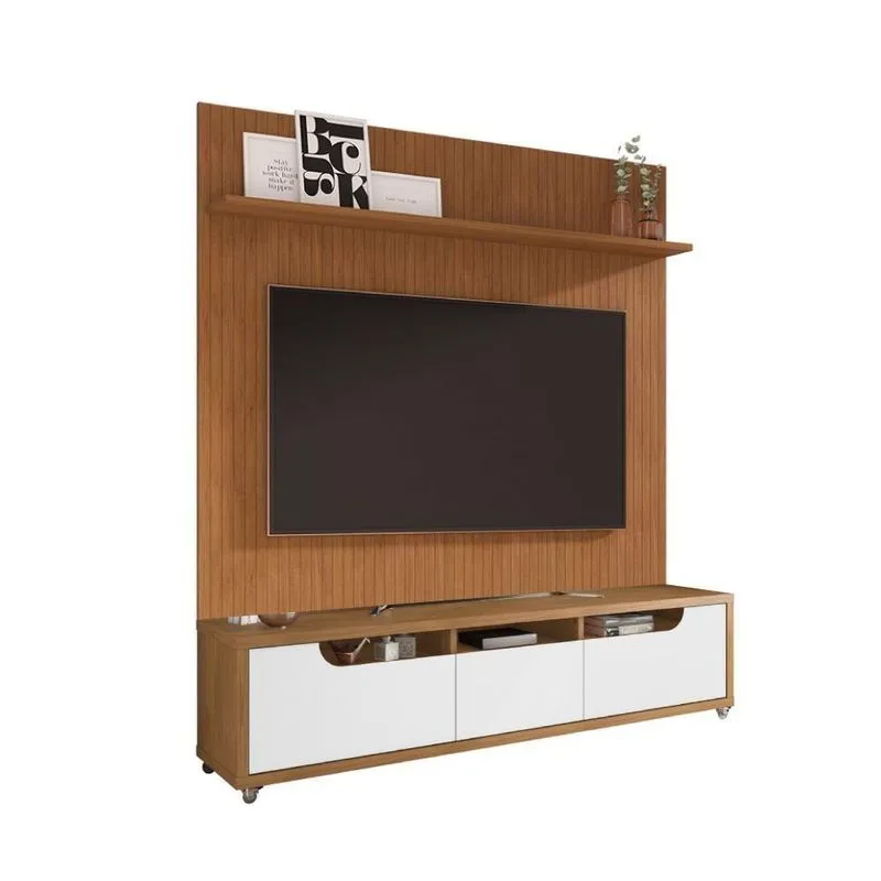 Home Para Tv Até 60 Polegadas Irving Cedro Branco