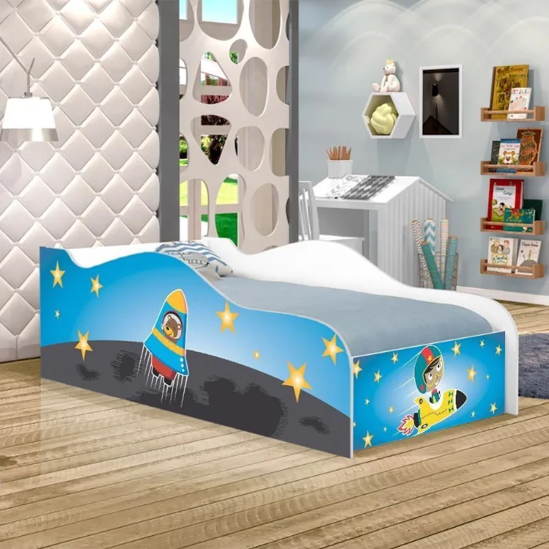 Mini Cama Fun Astronauta E Foguete