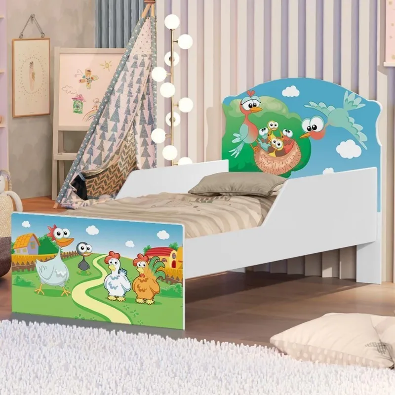 Mini Cama Fazendinha Com Colchão