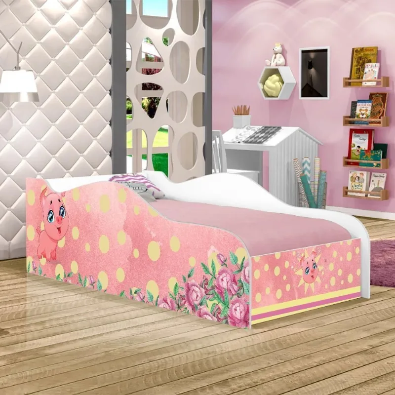Mini Cama Fun Porquinho Pig Infantil Com Colchão