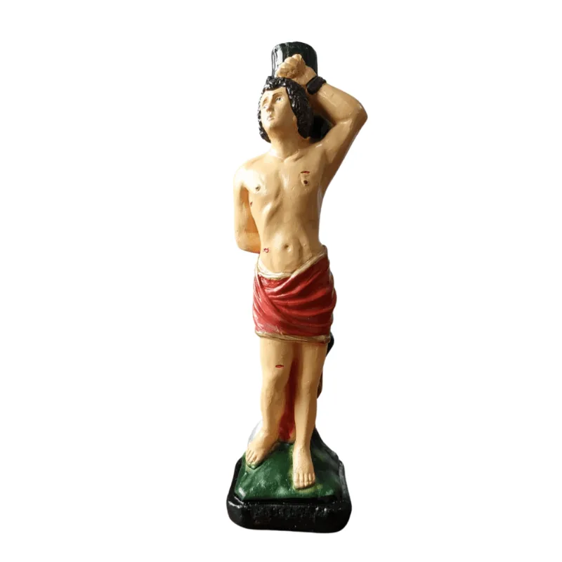 Imagem Estatua São Sebastião 23cm Gesso