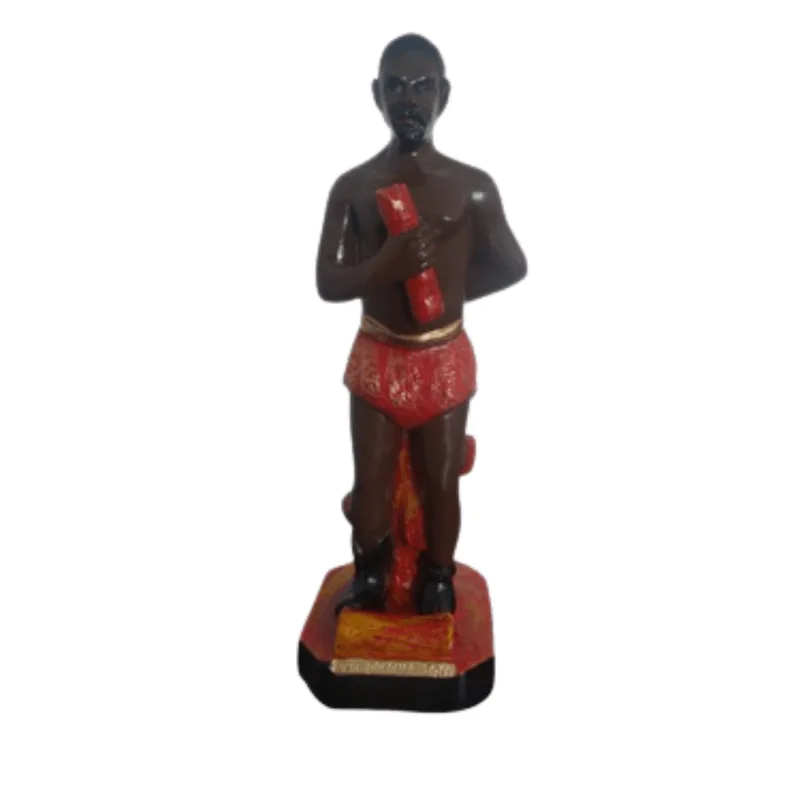 Estatua Imagem Exu Arranca-toco - 20cm - Gesso