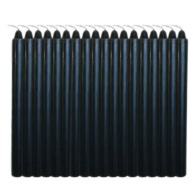 Velas Palito Várias Cores - 1kg - 18cm - Preto