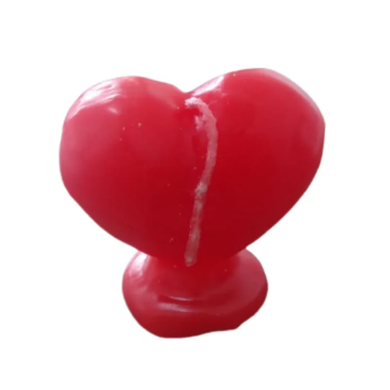 Velas magia espiritual voodoo coração vermelho parafina