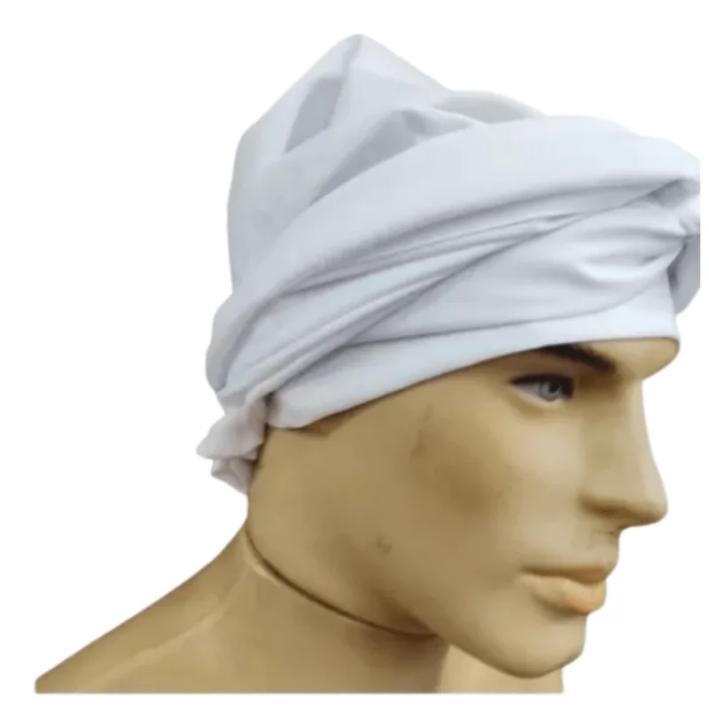 Pano De Cabeça Com Touca Ou Sem Touca Branco
