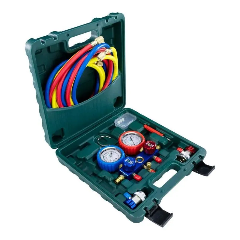Manifold Maleta Completa Mangueira 250cm Linha Premium