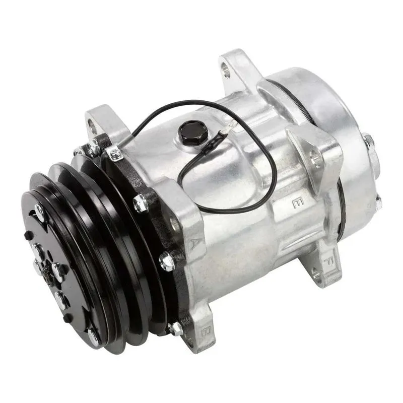 Compressor De Ar 7h15 2v Polia 132mm 12v 8 Fixações Flex