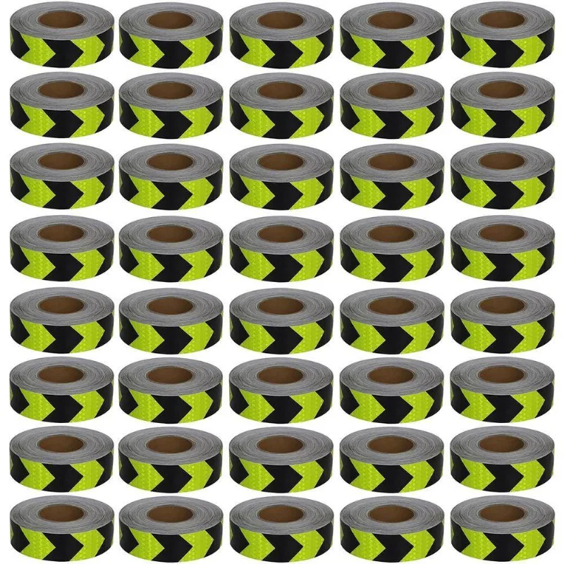 Kit 40 Faixas Refletivas BSL3521 25 Metros Seta Verde Fluorescente Ideal Importados
