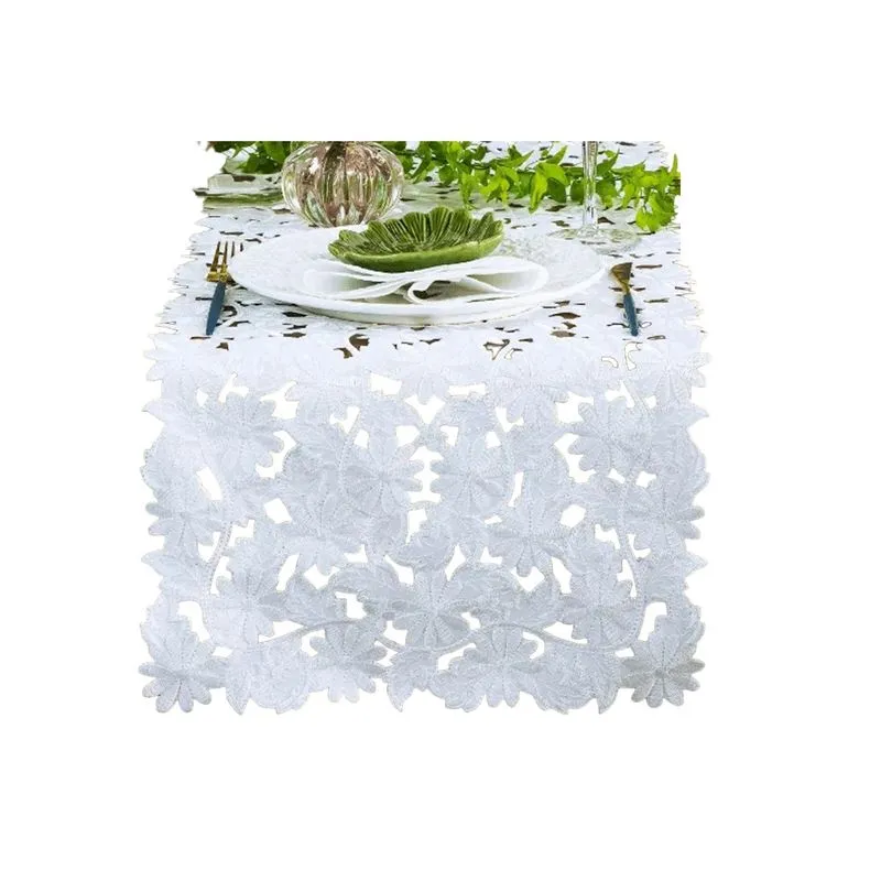 Caminho Mesa Requinte 40x85cm Blanc Argivai