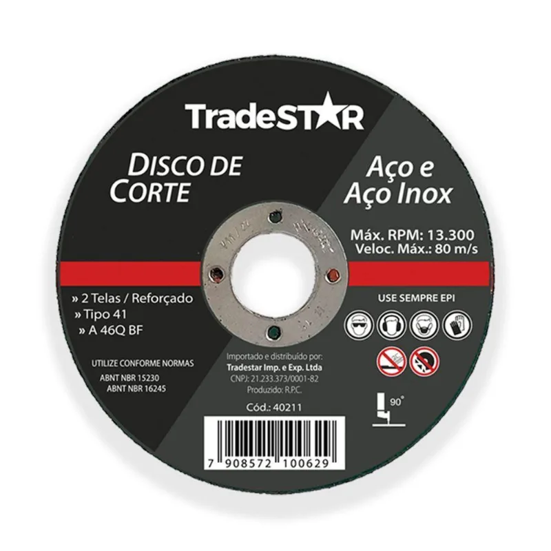 Disco De Corte Metal 4.1-2 115x1,0mm