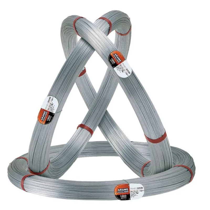 Arame Ovalado De Aço 14x16 (2,2 X 2,7mm) - 1000m Tradestar