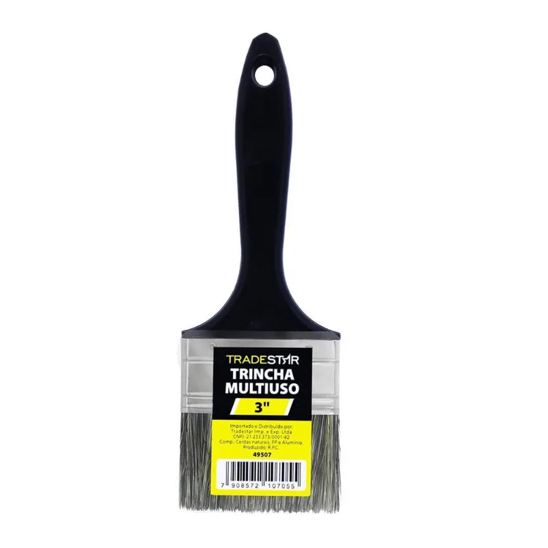 Pincel Trincha Para Pintura Acabamentos Tradestar - 3
