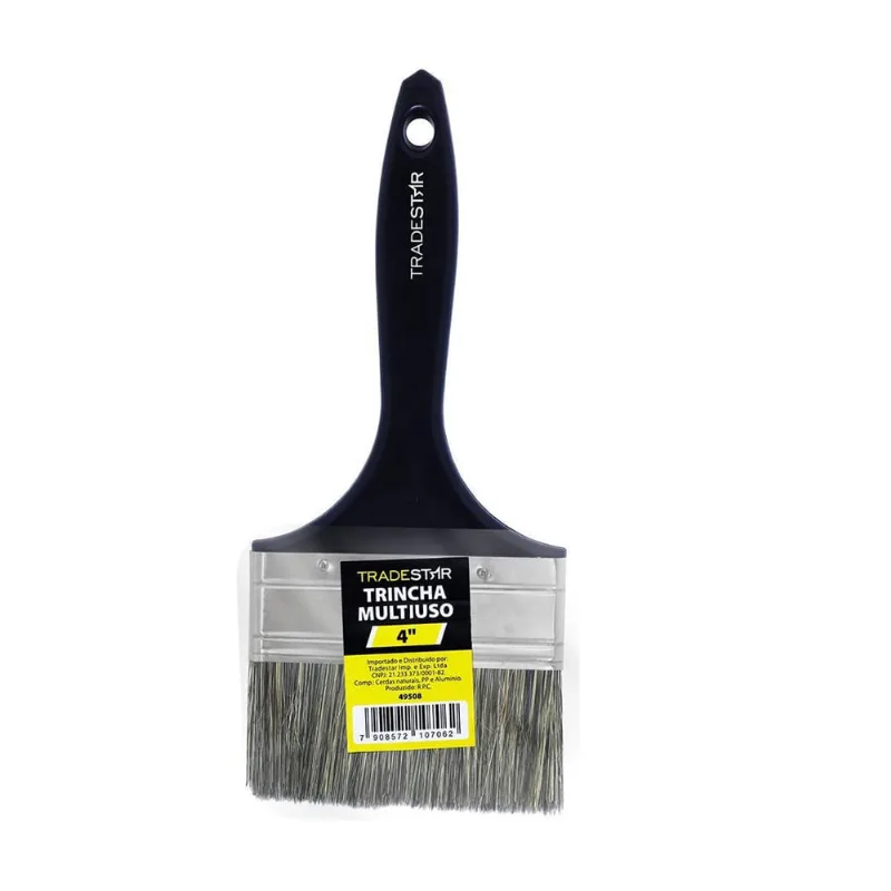 Pincel Trincha Para Pintura Acabamentos Tradestar - 4