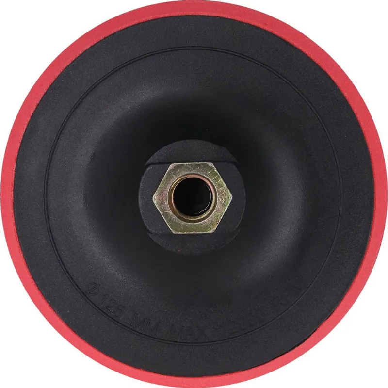 Base Disco Lixa Com Velcro 125Mm Esmerilhadeira Lixa M14