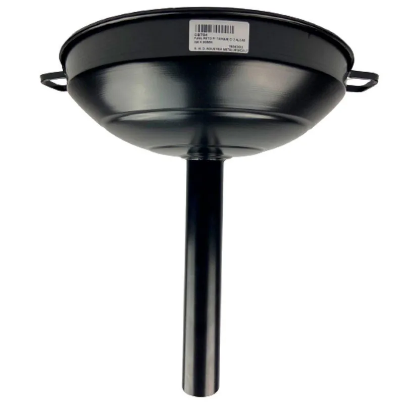 Funil Reto 350 x 300mm com 2 Alças para Tanque - conelub