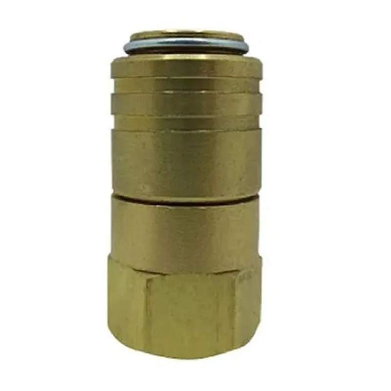Engate Rapido Para Ar 1/4 X 1/4 Femea Latao