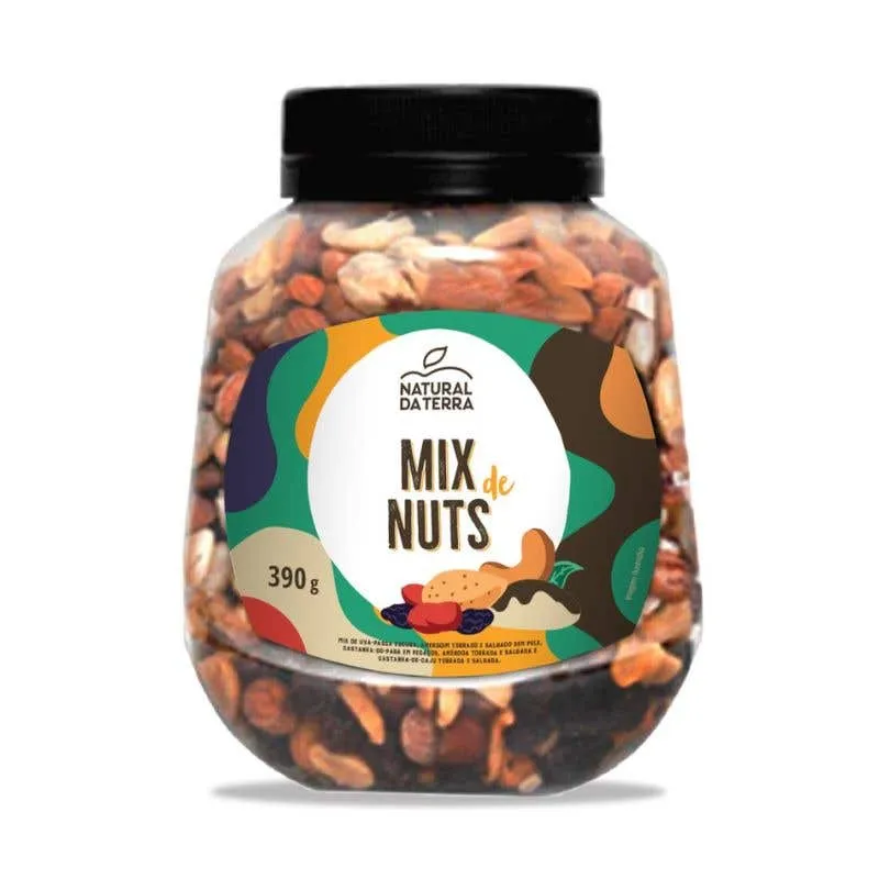 Mix de Nuts Natural Da Terra 390g