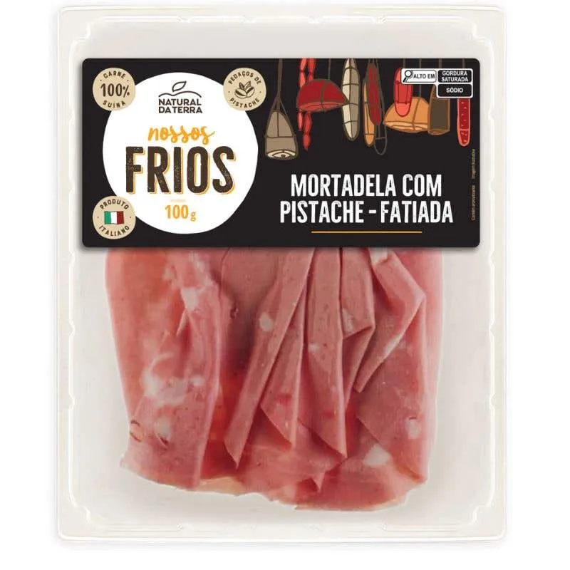Mortadela Fatiada Natural da Terra 100g