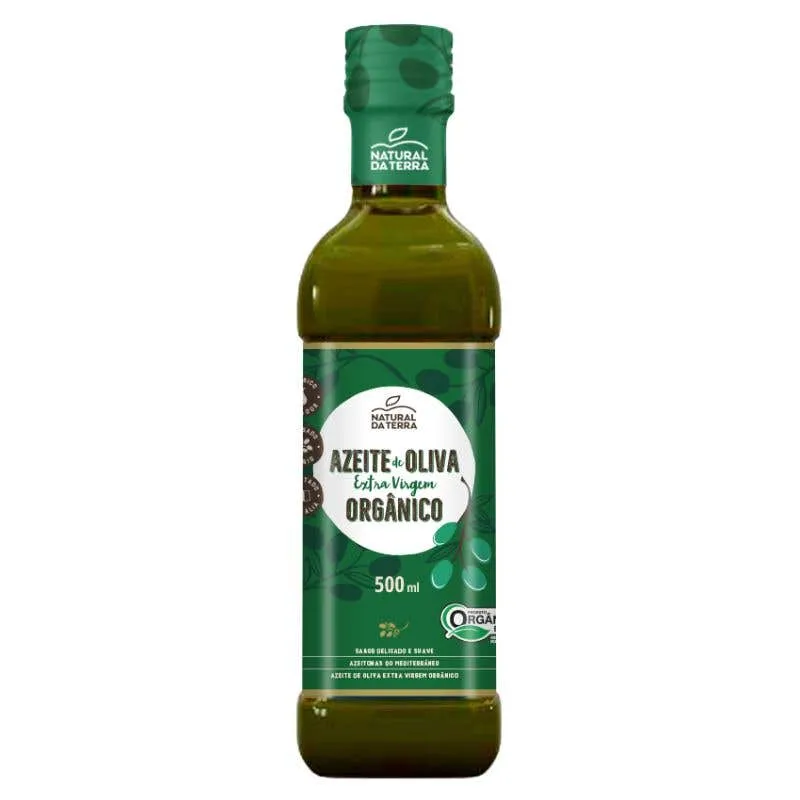 Azeite de Oliva Extra Virgem Orgânico Natural da Terra 500ml