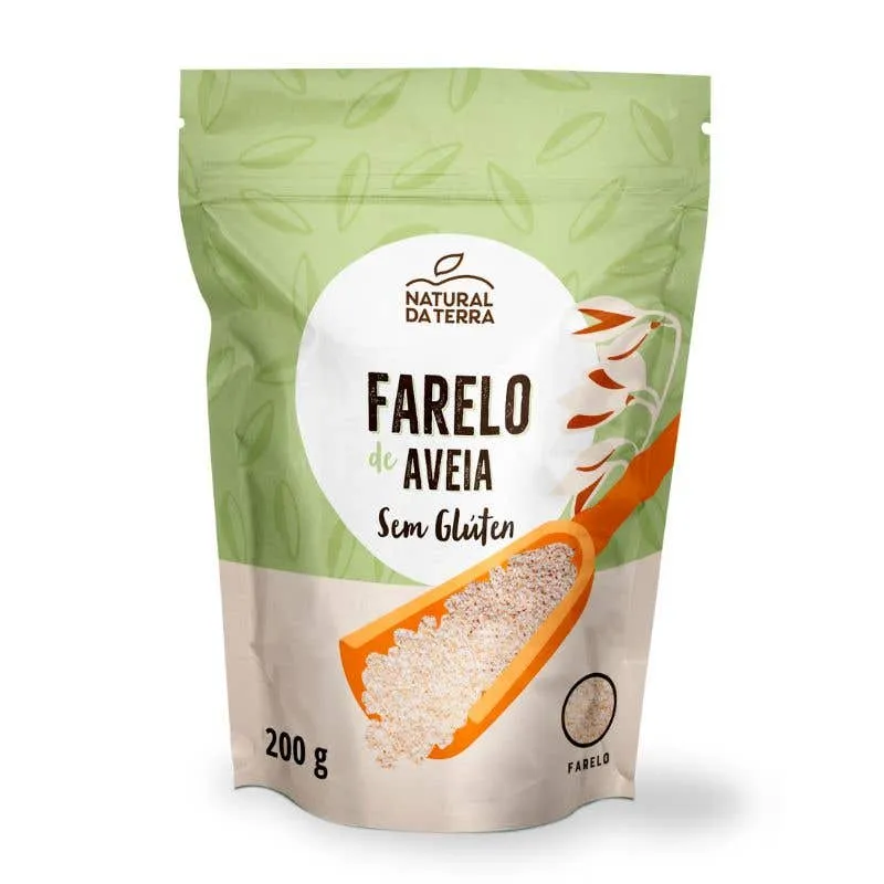 Farelo de Aveia sem Glúten Natural da Terra 200g