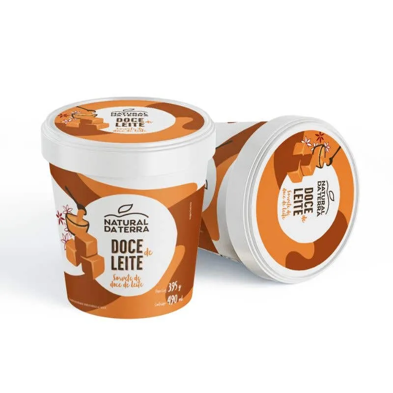 Sorvete Doce de Leite Natural da Terra 490ml