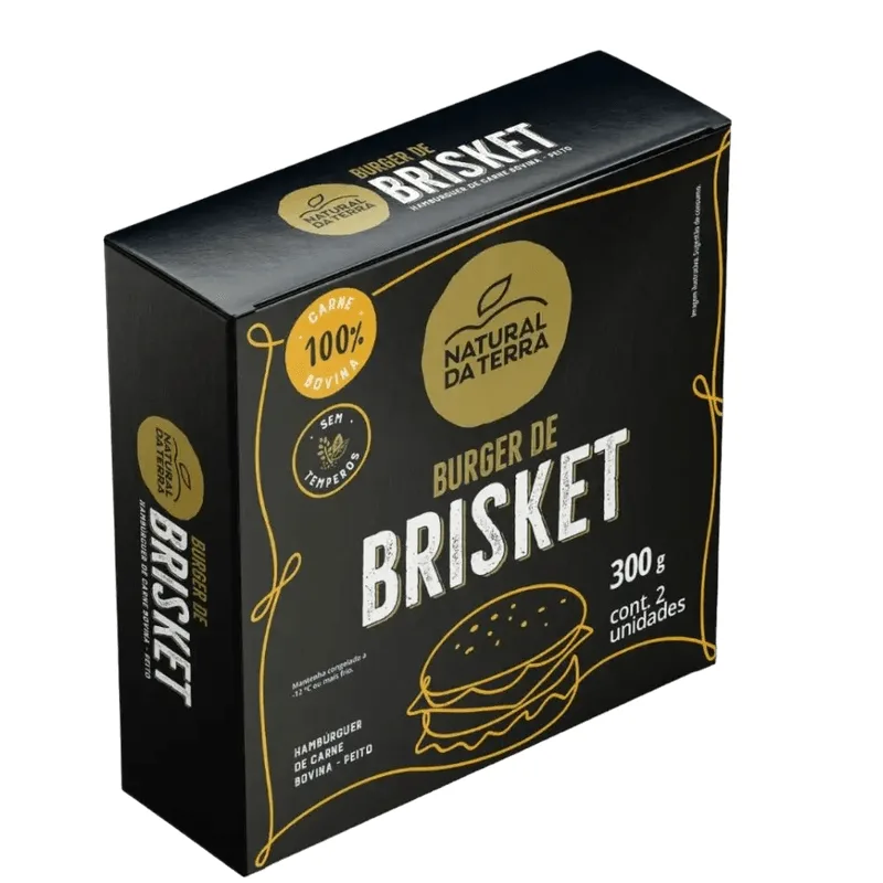 Hambúrguer de Brisket Natural da Terra 300g