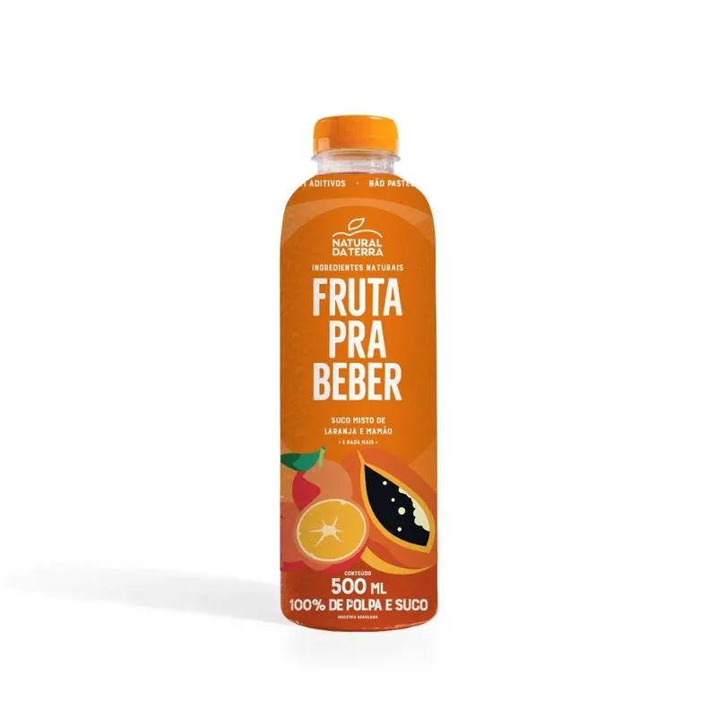 SUCO MAMAO E LARANJA FPB HNT 500ML