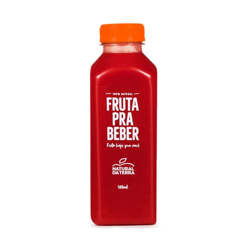 Suco Melancia e Limão Fruta pra Beber Natural da Terra 500ml