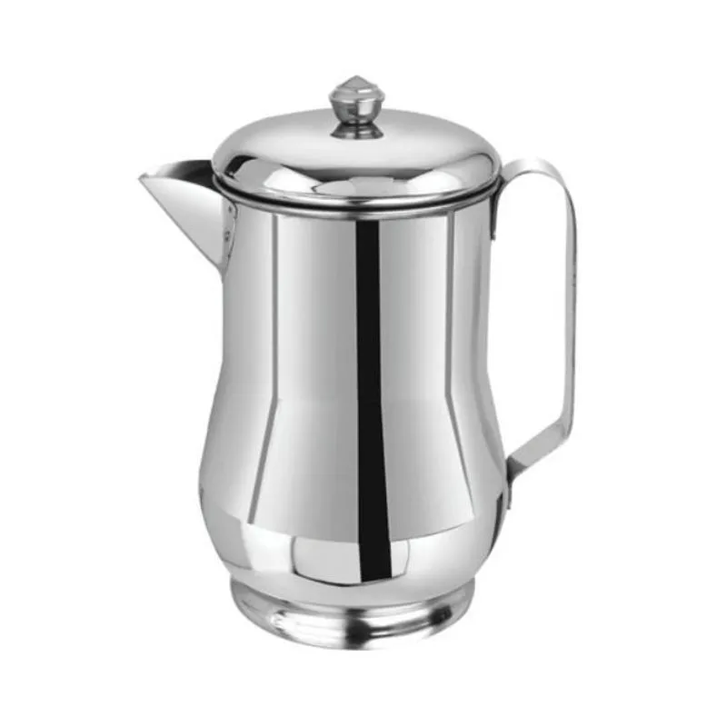 Jarra Suco Água Chopp Em Aço Inox Com Tampa 1,5 Litros
