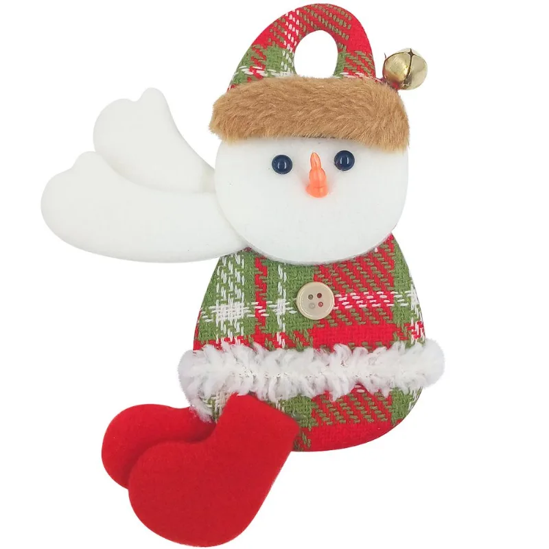 Pendente Boneco Natalino 20cm em Poliéster Rio Master-Modelo 1