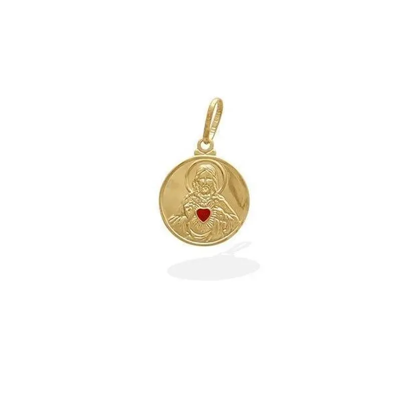 Pingente Medalha Sagrado Coração De Jesus