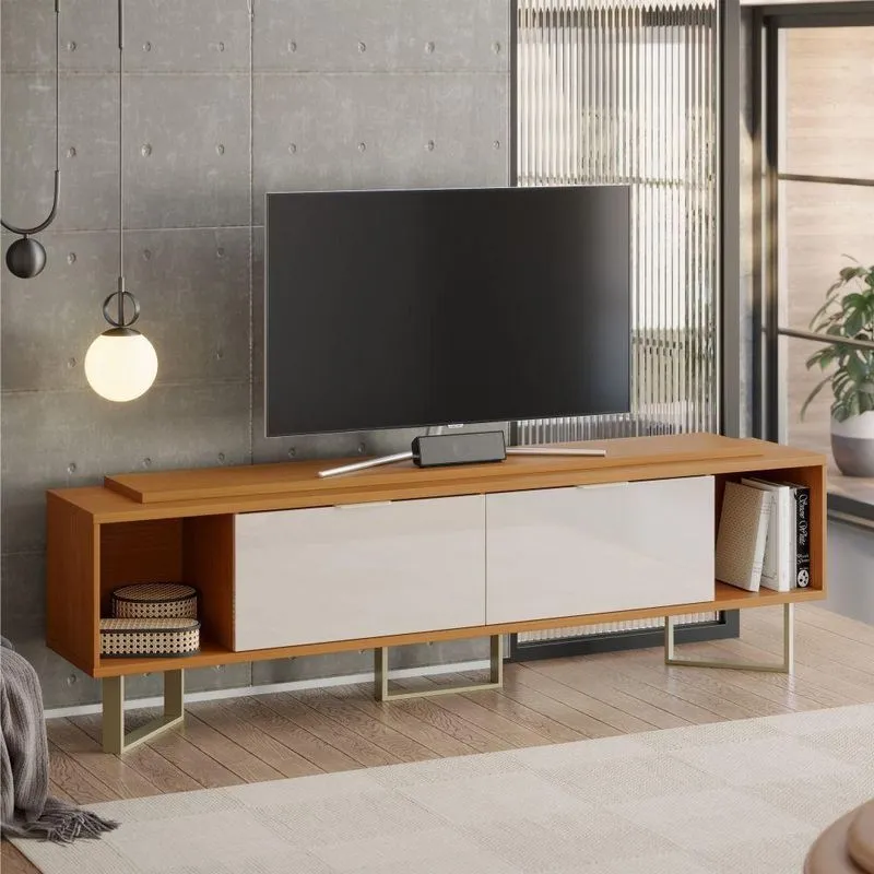 Bancada Para Tv 2.1 Rocket Tauari Off White