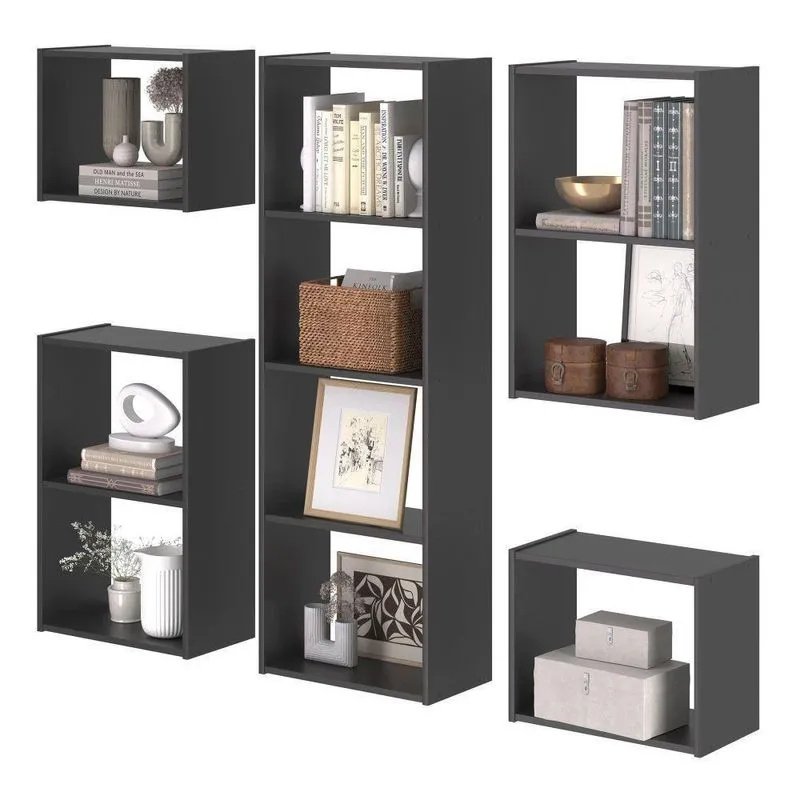 Kit De 10 Nichos Romana Preto Onix
