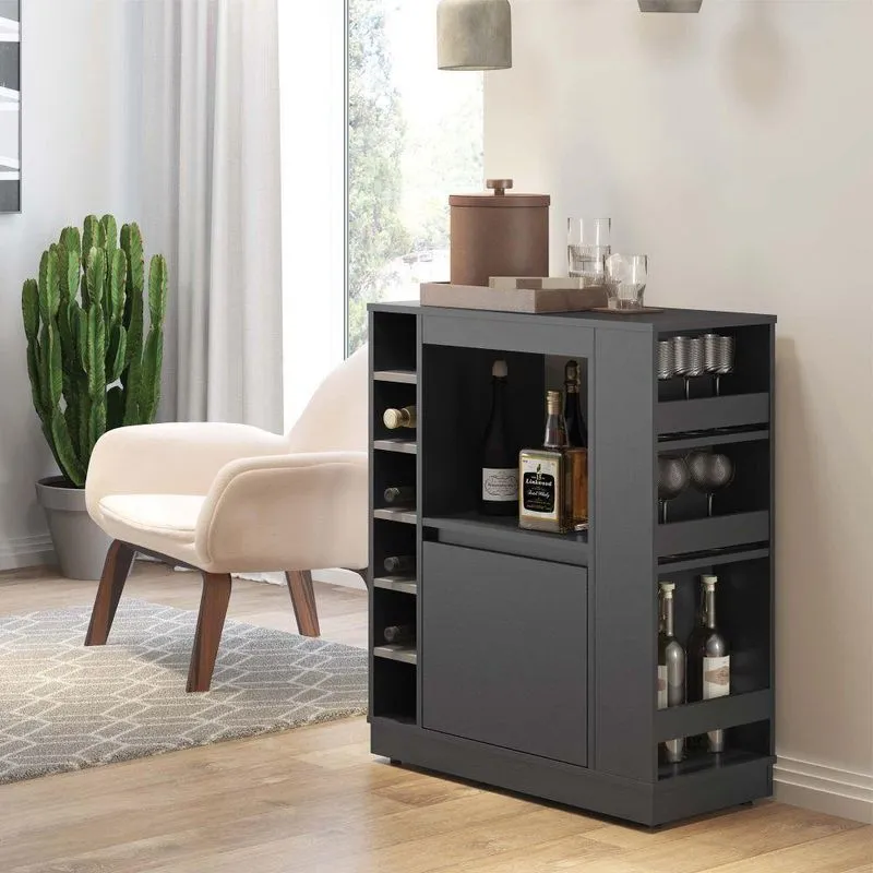 Aparador Bar Brunello Preto Onix