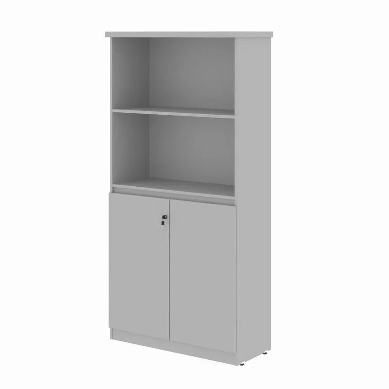 Armario Com 2 Portas Paris Cinza