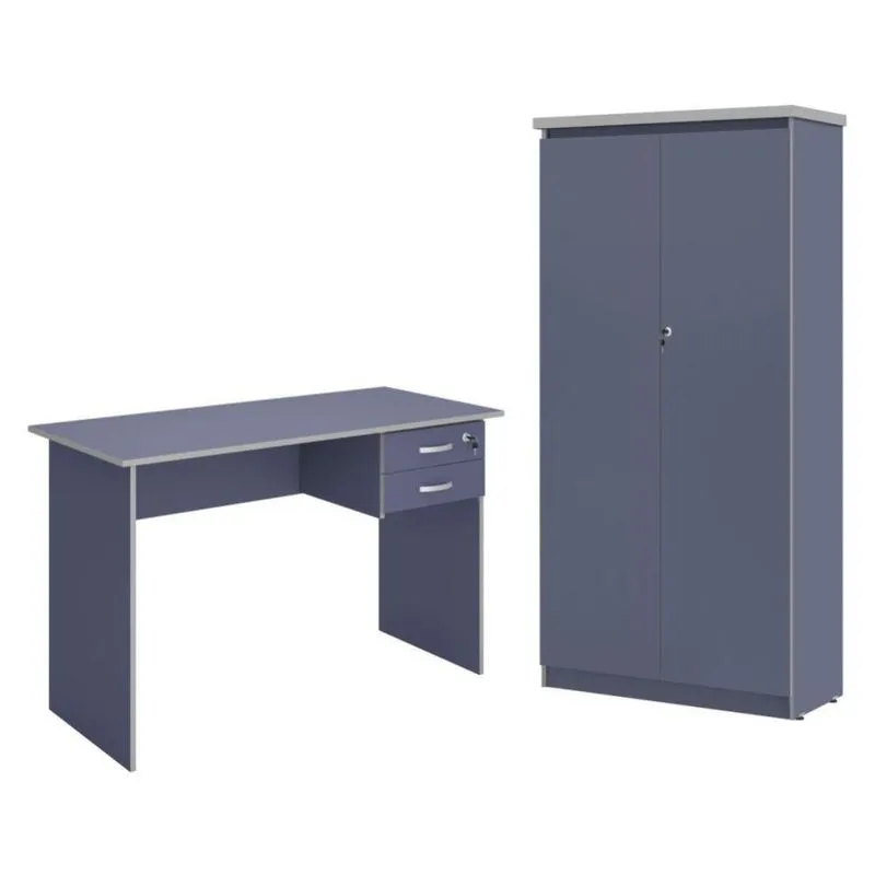 Kit De Escritorio Gabão Azul