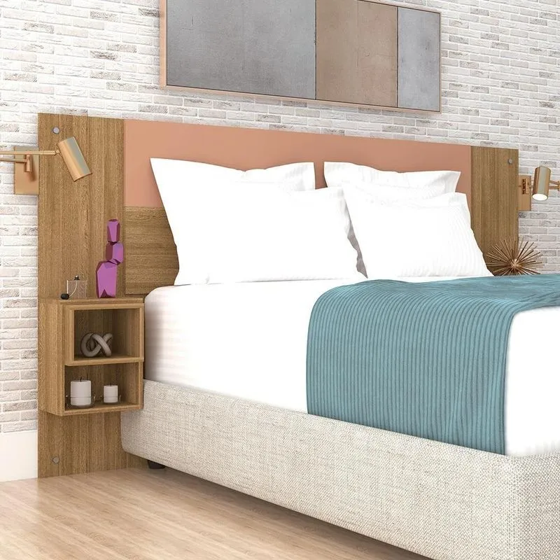 Cabeceira Casal Regulável Flex Fiona Nature Camarim