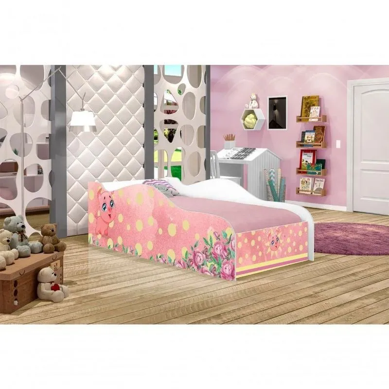Cama Like Pequeno Pig Solteiro