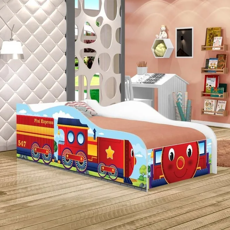 Cama Trem Da Alegria Joy Vermelho Solteiro